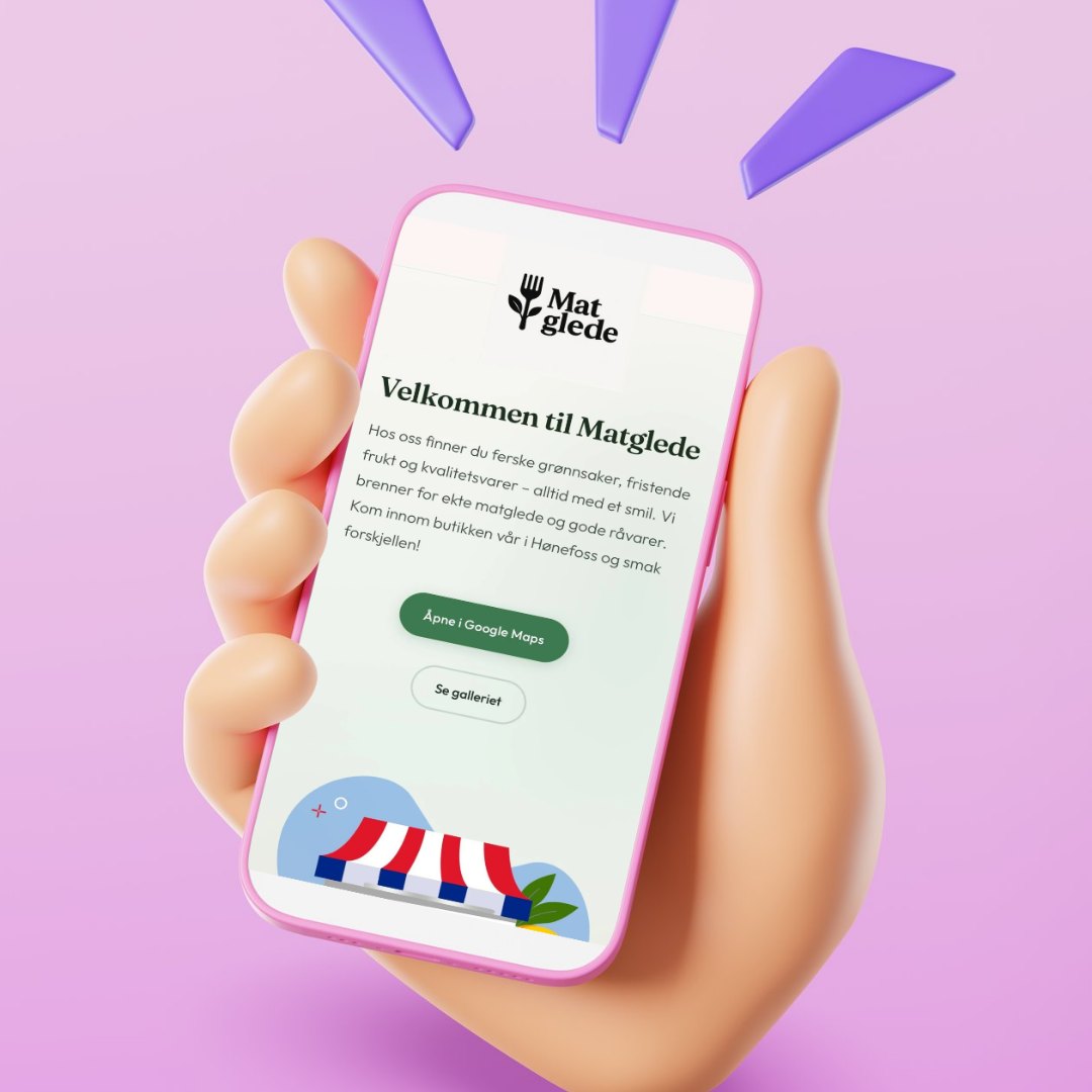 Barevn&yacute; a l&aacute;kav&yacute; web pro Matglede s gastronomick&yacute;m obsahem a modern&iacute;m layoutem, vyvinut&yacute; studiem Dvojka Studio