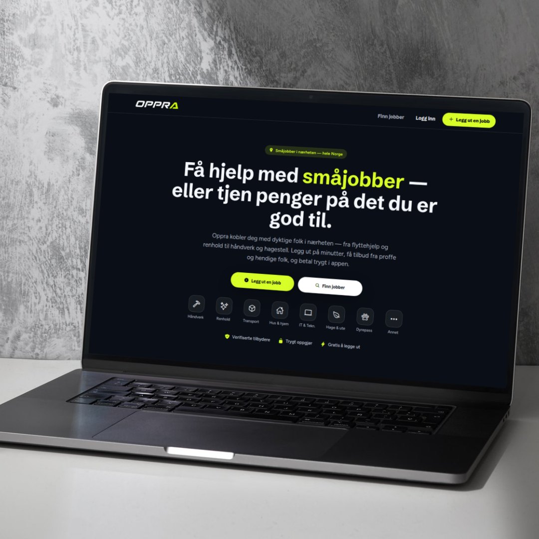 Web a aplikace Oppra, design a v&yacute;voj Dvojka Studio